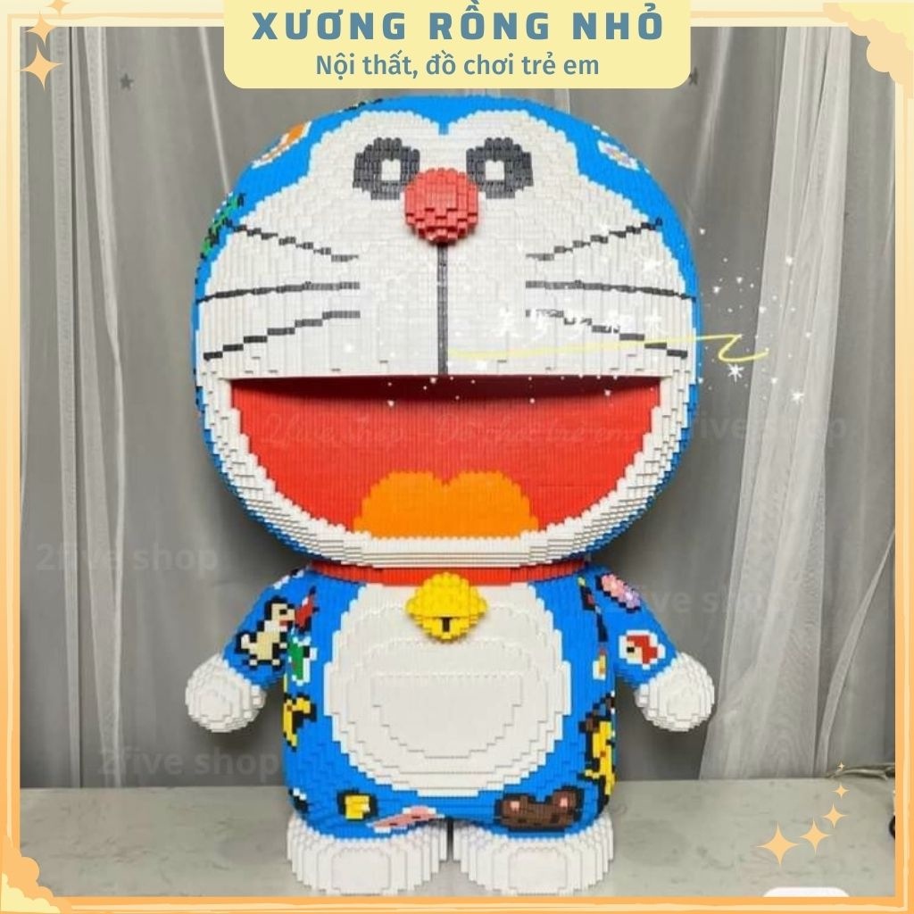 Mô hình lego doremon xăm trổ 60cm mẫu mới MPIN tặng búa, keo | Shopee ...