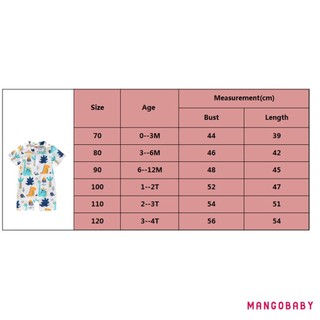 Mg-kids Bé Trai Mùa Hè Đồ Bơi Hoạt Hình Thường Ngày Khủng Long In Hình Tay Ngắn Dây Kéo Áo liền quần Đồ Bơi Đi Biển