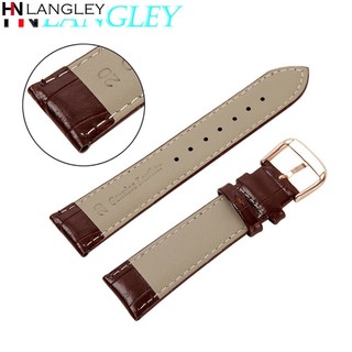 Dây Đeo Đồng Hồ Bằng Da Thật 12-24mm 12 / 14 / 16 / 18 / 20 / 22 / 24mm Cho Nam