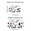 CORALTIDE Decal, Bức tranh tường tự dính có thể tái sử dụng, Miếng dán tường trang trí móng tay Salon