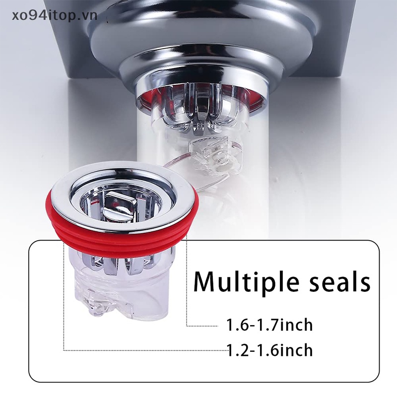 Nắp Silicone Đậy Cống Thoát Nước Sàn Nhà Tắm / Nhà Bếp Chống Mùi Hôi Tiện Dụng