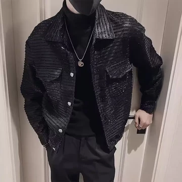 Fashion Áo Khoác Bóng Chày Nam Phong Cách Hàn Quốc Thời Trang áo khoác dày lớp kép Thu Đông Cho Nam simple áo khoác bomber bigsize áo khoác nam đẹp from rộng áo khoác jacket nam
