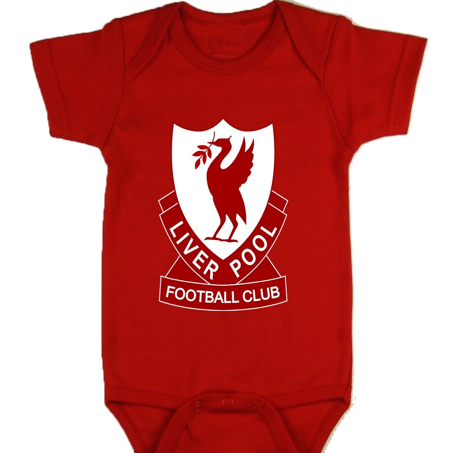 Áo liền quần trẻ em sơ sinh Unisex LFC Red Baby Romper 0 đến 18 tháng CNZL