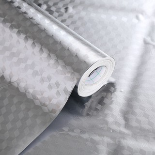 Cuộn giấy bạc dán bếp chống thấm, decal dán tường cách nhiệt bền đẹp tiện lợi