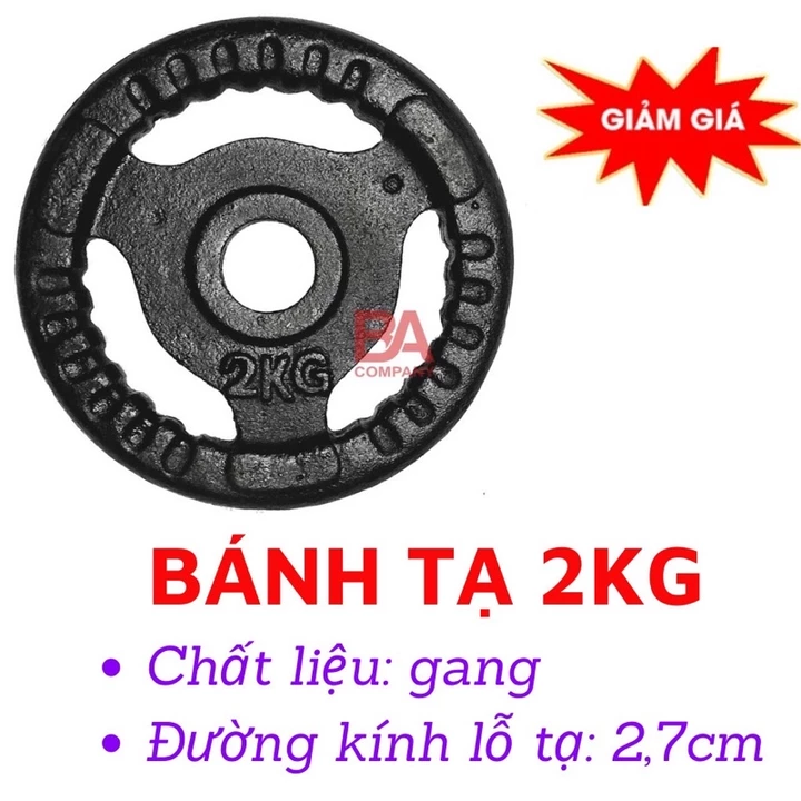 Combo 50kg Tạ Tay Kết Hợp Tạ Đẩy ( 50kg Tạ Gang , 2 Đòn Tay 35cm, 1 Đòn Dài 1.5m ) Tặng Găng Tay Tập Gym – 6