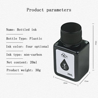 Bút Mực Nước 20ml Bằng Nhựa Không Có Cacbon