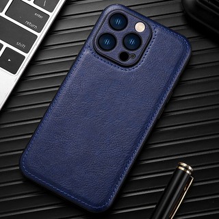 Ốp Điện Thoại Da Cao Cấp Sang Trọng Cho iPhone 13 Pro Max 14 12 11 Pro XS Max XR X 14Plus