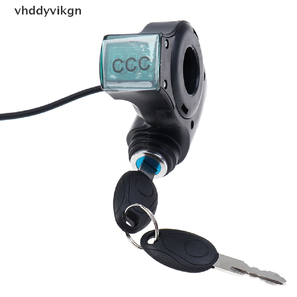 Điện hiển thị điện áp có chìa khóa cho xe đạp điện