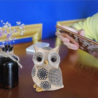 [Bộ sưu tập Cú Trang trí Nghệ thuật Thủ công Để bàn Vườn Cú Tượng cho Nhà Sill