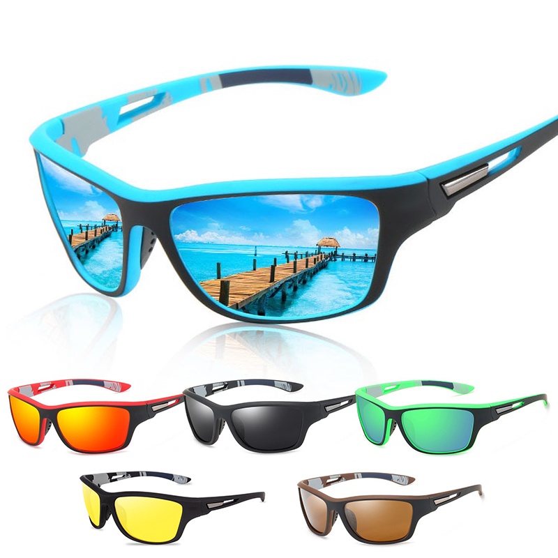 DAIWA Kính Mát Phân Cực Kính Thể Thao Unisex Kính Đi Xe Đạp Siêu Nhẹ Câu Cá Đi Bộ Đường Dài Kính Mát UV400 Thiết Bị Xe Đạp