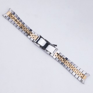 Dành Cho Rolex GMT Master II Bạc Vàng sub Thép Không Gỉ Thay Thế Dây Đeo Đồng Hồ Vòng Tay Năm Thánh Với Khóa Hàu 20mm