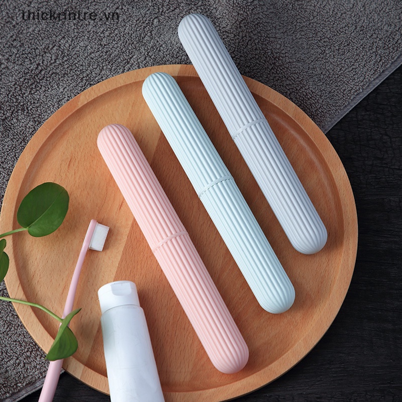 Hộp Đựng Bàn Chải Đánh Răng Đa Năng Có Nắp Đậy Mang Đi Du Lịch Tiện Lợi