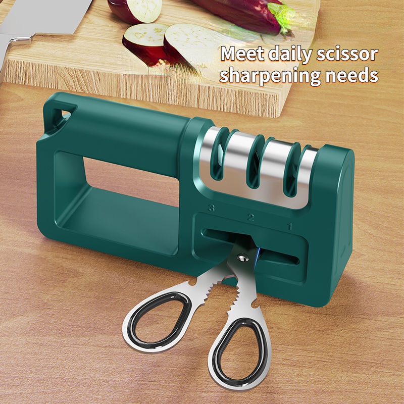 Dụng Cụ Mài Dao Cầm Tay 4 Trong 1 Đa Chức Năng
