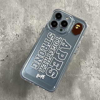 Ốp Điện Thoại Trong Suốt Chống Sốc Họa Tiết Bape Cho iphone 14 11 13 12 X XS Pro Max XR Mini 7 Samsung Galaxy S23 S22 ultra plus