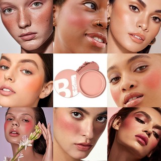 [Aliennbenson] Sản Phẩm Bán Chạy Nhất amazon: Phấn Má Hồng Trong Bóng Đơn Không Thấm Nước Và Mồ Hôi Không Phai 9 Màu Long Lanh