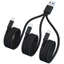 MOON 3 trong 1 USB 2 0 USB-A Nam đến 3 Cáp sạc Micro USB 20cm 120cm cho ba thiết bị sạc đồng thời