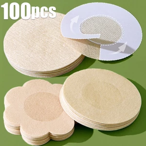 Set 100 Miếng Dán Ngực Tàng Hình Bảo Vệ Bụng / Đầu Ngực Quyến Rũ Cho Nữ Sự Bảo Vệ