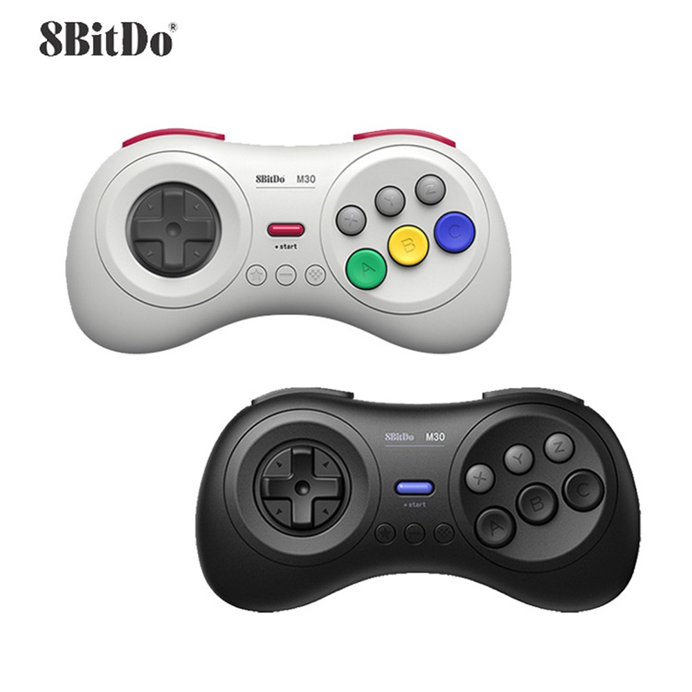 Tay Cầm Chơi Game Bluetooth 8Bitdo M30 Cho NS PC Win and Android Phiên Bản Nâng Cấp Sega Genesis Mega Drive