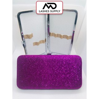 Ví Đựng Nhíp LASHES SUPPLY KIM TUYẾN SIÊU ĐẸP - đê được 6 cây nhíp - kích thước 8*15