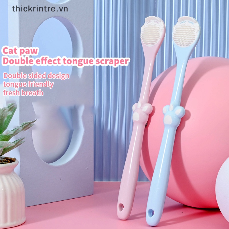 THI Paw Lưỡi Coag Lưỡi Bàn Chải Làm Sạch Bề Mặt Lưỡi Bàn Chải Làm Sạch Răng Miệng Bụi Hơi Thở Tươi Sức Khỏe VN