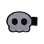 Miss * Kẹp tóc mát mẻ ngọt ngào cho bé gái Goth Cross Skull Shape Thanh thiếu niên Kẹp tóc Halloween