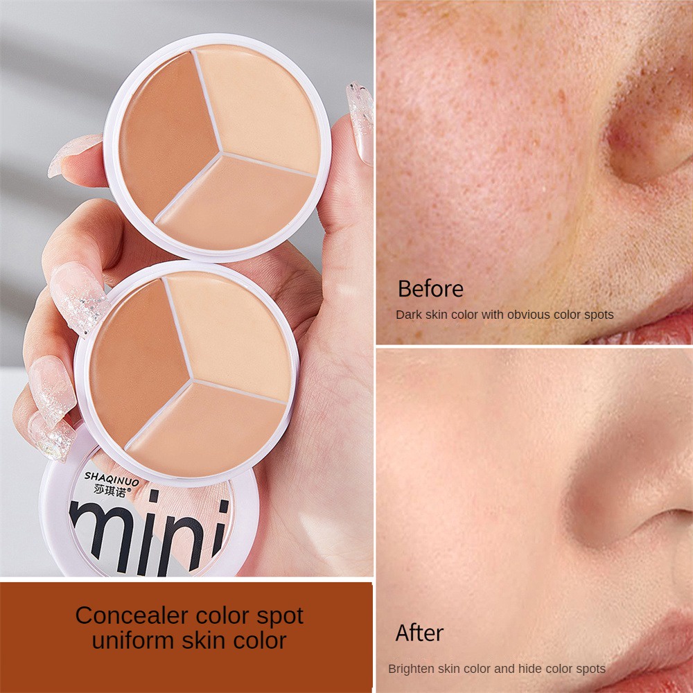 Bảng kem che khuyết điểm ANNIES 3 màu sắc kết hợp dành cho da mặt