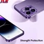 Luxury Aluminum Corner Edge Pad Camera Lens Protector Metal Case For iPhone 15 14 13 12 Pro Max Plus Shockproof Cover