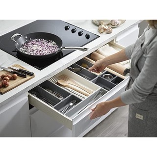 Khay Chia Ngăn Kéo, Đựng Dao Dĩa  Joseph Joseph 85200 Blox Set 10 Màu Ghi Sang Trọng GermanySnT HCM 140004