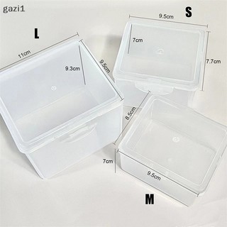 [gazi1] Hộp lưu trữ photocards hình dán trong suốt hàn quốc chủ thẻ thần tượng bàn lưu trữ tổ chức hộp phân loại văn phòng phẩm boutique