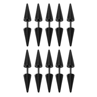 MIS 10 Chiếc Nhẫn Tai Spike Thép Không Gỉ - Phụ Kiện Thời Trang Tối Giản