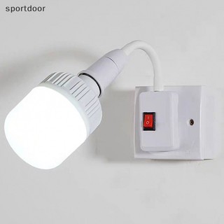 Chuôi Đèn E27 Mở Rộng Linh Hoạt Gắn Tường Kèm Giá Đỡ Tiện Dụng