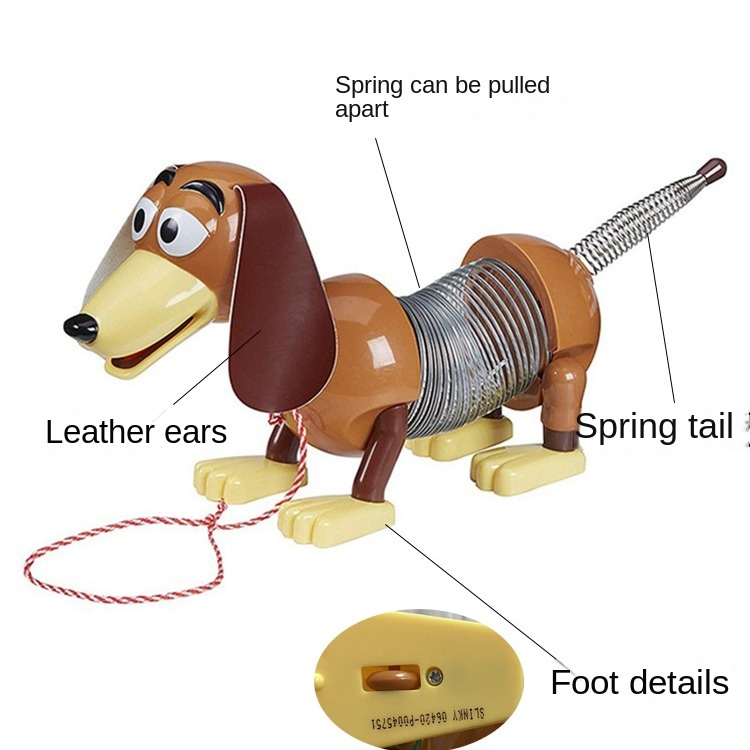Con Quay Đồ Chơi Fidget Spinner Slinky Dog Jr, the Original Walking Spring, Đồ Chơi Quà Tặng Cho Trẻ Em