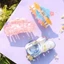 DARON Hoa Tóc Ngọt Ngào Thanh Lịch Hồng Tulip Hoa Hồng Màu Kẹo Hình Học Hình Cá Mập Kẹp Phong Cách Hàn Quốc Mũ