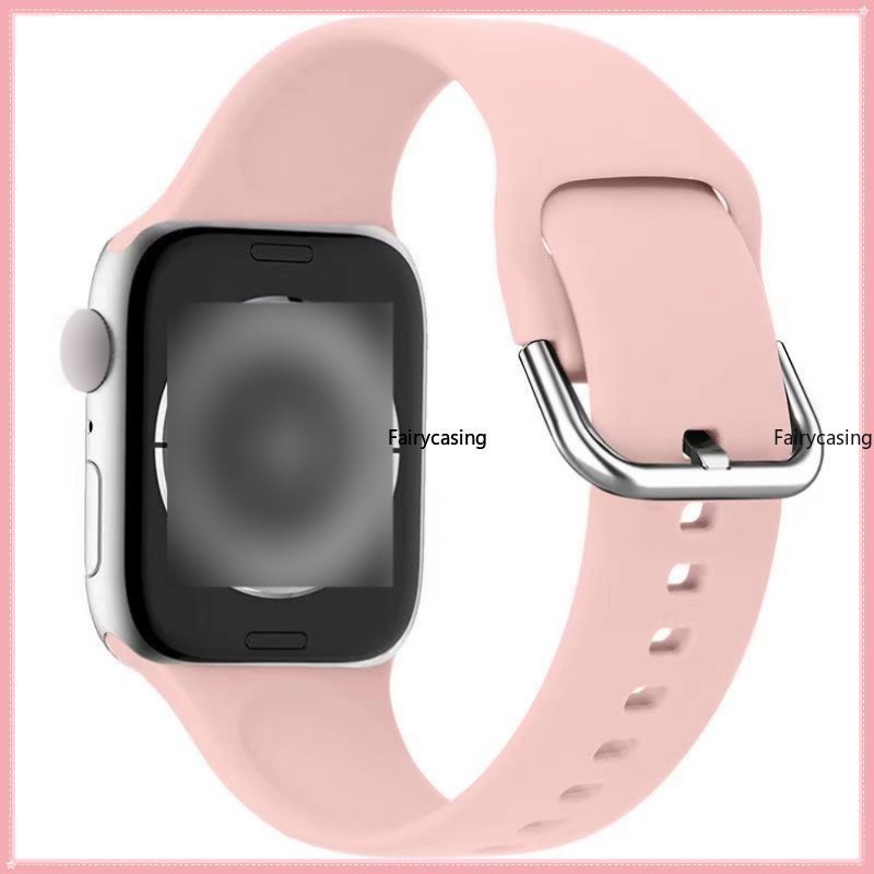 Dây Đeo Silicone Cho Đồng Hồ Thông Minh Apple Watch 49mm 44mm 40mm 45mm 41mm 42mm 38mm 44 45 mm iwatch Ultra series 8 Ultra 7 se 3 4 5 6