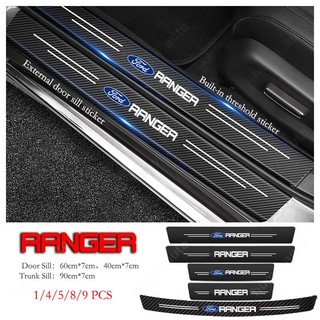Miếng Dán Cửa Xe Hơi Ford Ranger Bằng Sợi Carbon Chống Trầy Xước
