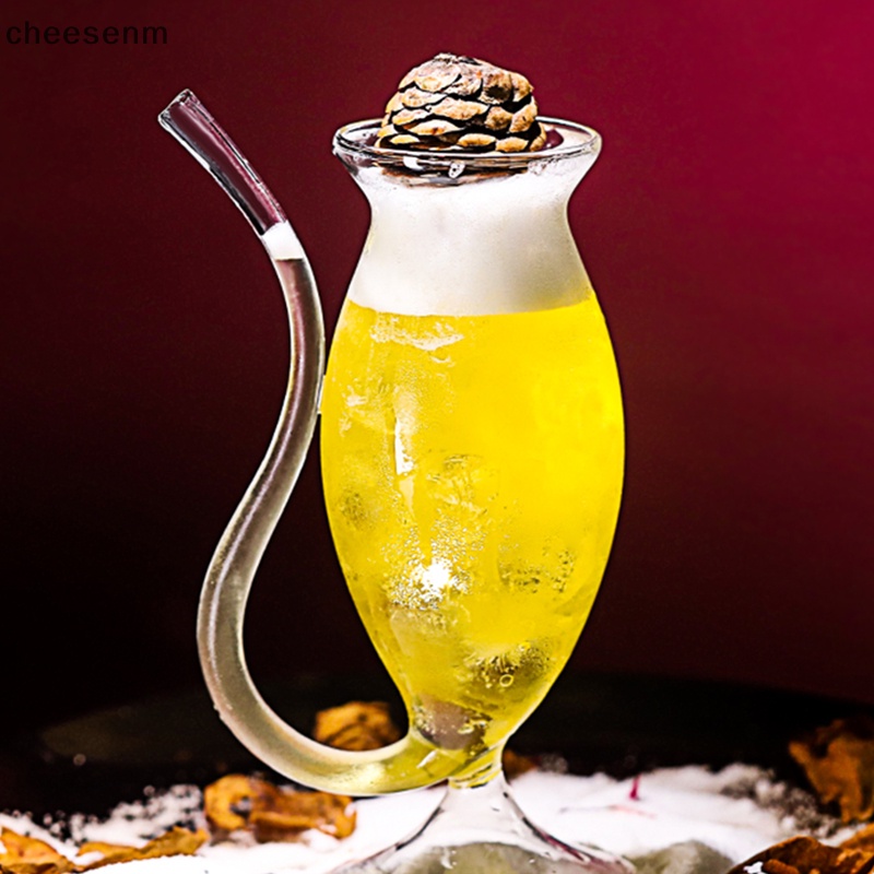 Cheesenm BÁN HOT Rượu Thủy Tinh Chịu Nhiệt Hút Nước Uống Ống Hút VN