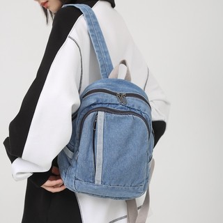 Ba Lô Denim Thời Trang Nhật Bản Dành Cho Nữ
