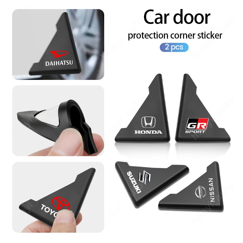 Bộ 2 / 4 Miếng Silicon Bảo Vệ Góc Cửa Xe Hơi Honda City Hrv Civic Wrv Brio BRV Fit Accord Vezel