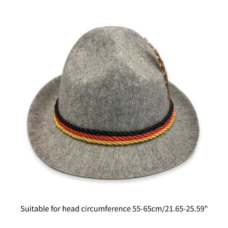 Dasbsug Nam Nữ Lông Vũ Fedora Mũ Tiệc Cưới Nữ Thanh Lịch Mũ Ảnh