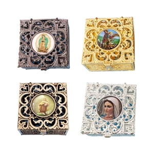 Mya Retro Cướp Biển Kho Báu Hộp Bảo Quản Người Tổ Chức Bông Tai Pha Lê Trang Sức Nữ Trang Sức Trưng Bày Hộp Đựng Du Lịch