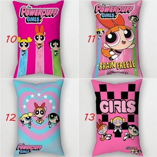 Vỏ gối trang trí Polyester Powerpuff Girls Blossom & Bubbles & Buttercup in một mặt, hình chữ nhật, dùng cho sofa, không kèm lõi
