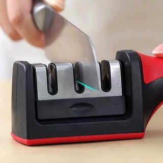 Dụng cụ mài dao kéo 3 khe cầm tay tiện lợi - mài nhanh bén, dễ sử dụng #A66