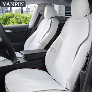 Đệm Tựa Lưng Vải Flannel Thân Thiện Với Da Cho Tesla Mode 3 / Y