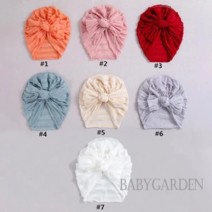Mũ Turban Thắt Nút Thoáng Khí Thời Trang Mùa Hè Cho Bé Gái