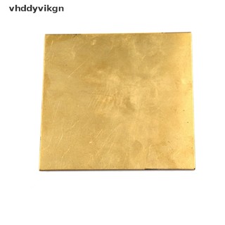 Tấm Lá Đồng Thau Mỏng 0.5mm / 0.8mm / 1mm / 2mm 100X100mm Dùng Làm Phụ Kiện DIY