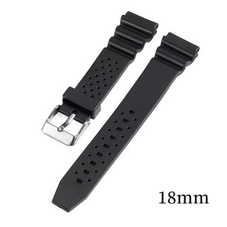 Dây Cao Su Silicone Thay Thế Cho Đồng Hồ Điện Tử 18mm 20mm 22mm