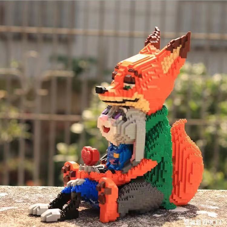 Khối Xây Dựng Lắp Ráp Đồ Chơi Cặp Đôi Người Yêu 32cm Nhân Vật Hoạt Hình Lớn Gửi Đồ Chơi Giáo Dục Lắp Ráp Mô Hình Búa