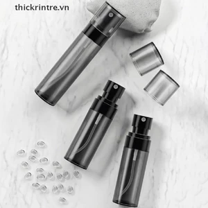 Chai Nhựa Rỗng Màu Đen Dung Tích 30 / 60 / 80 / 100 / 120ml