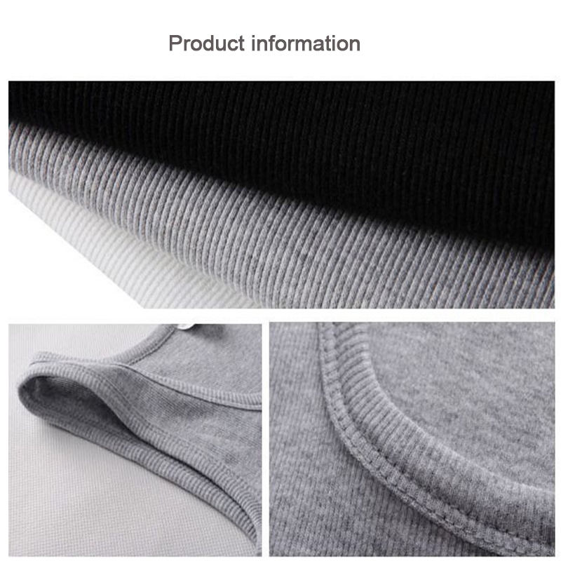 CN Áo Vest nam Cotton mặc thường ngày cho nam giới Áo thể thao Áo Vest thấm mồ hôi mùa hè
