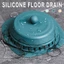 Nắp đậy cống chống tắc nghẽn chống mùi hôi silicon tiện dụng 15x15cm